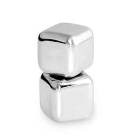 SET 2 PCS STAINLESS STEEEL COOLING CUBES I GENIETTI