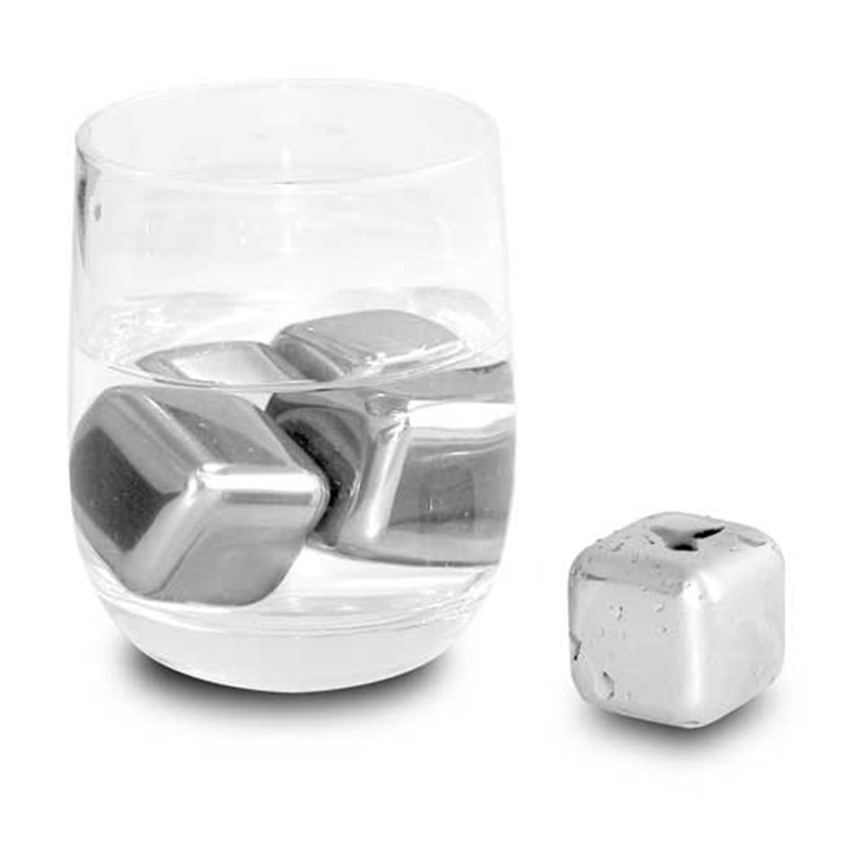 Blomus Stainless Steel Ice Cubes - Set of 4