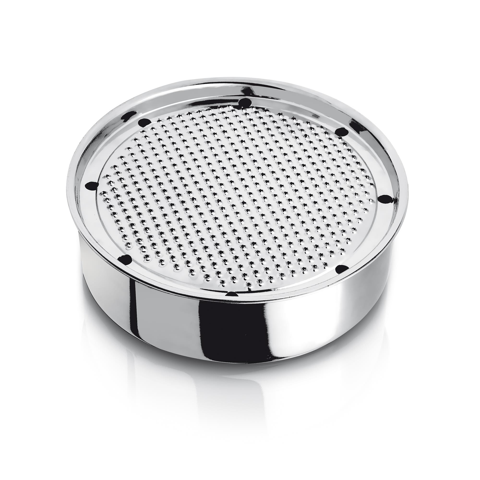 BARI STAINLESS STEEL GRATER WITH TRAY IDEALE