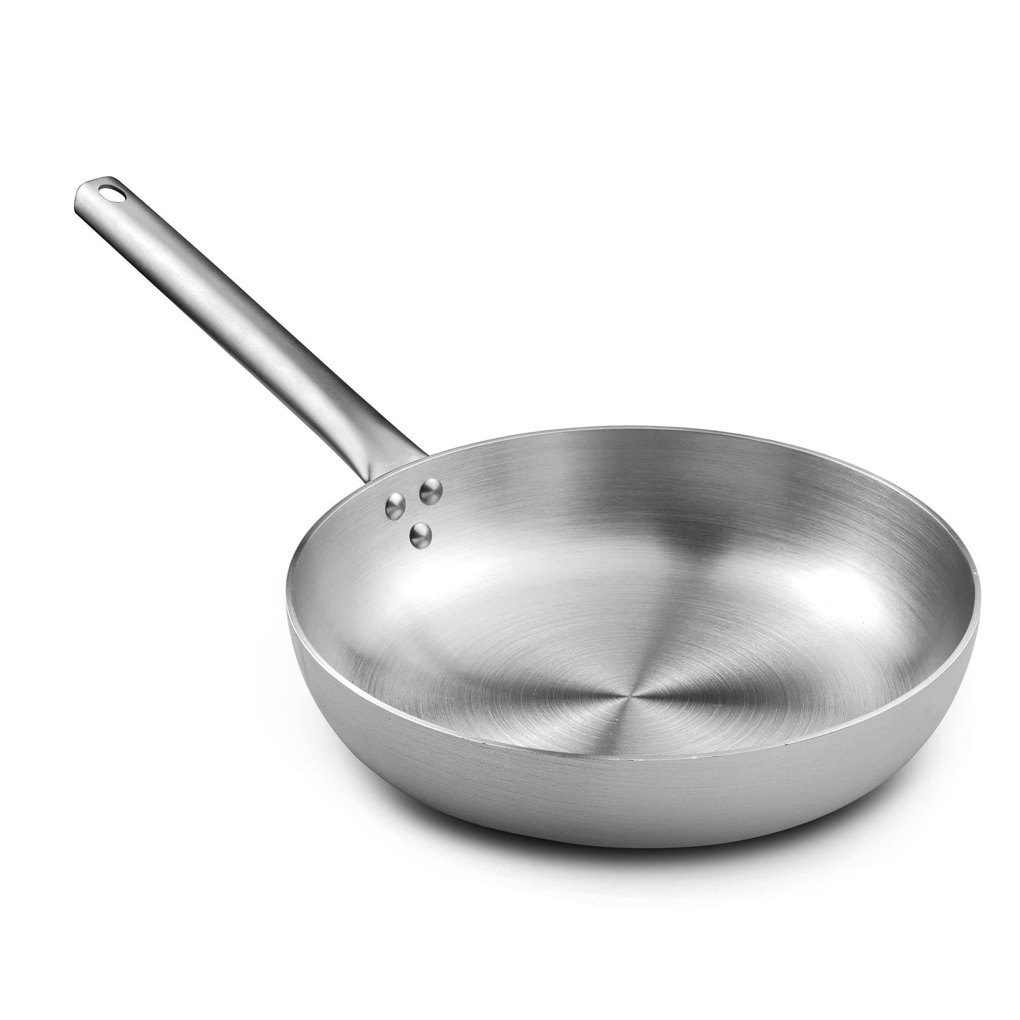 Padella Acciaio Padella Saltapasta In Alluminio 36cm - Professionale Made In Italy Per Mantecare E Spadellare Padella Con Manico Tubolare - Foto 8