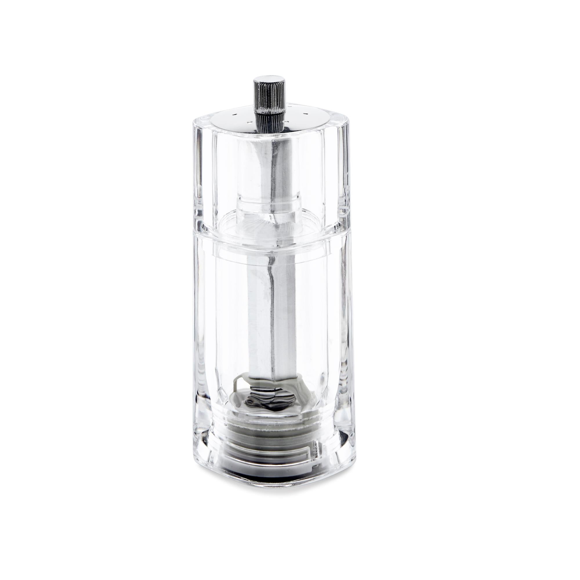 CRYSTAL SALT SHAKER & PEPPER MILL OLIPAC